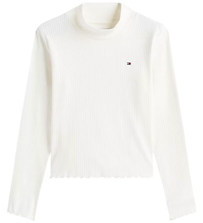 Tommy Hilfiger Blouse - Rib - Ivory Silk