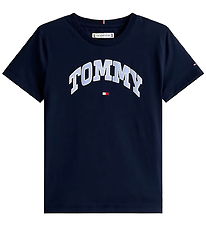 Tommy Hilfiger T-shirt - Varsity Sateen - Dark Night Navy