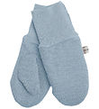 Racing Kids Mittens - Wool/Polyester - Light Blue