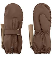Mini A Ture Mittens - MatCesar Fleece - Chestnut Brown w. Zipper