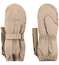 Mini A Ture Mittens - MatCesar Fleece - Savannah Tan w. Zipper