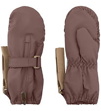 Mini A Ture Mittens - MatCesar Fleece - Peppercorn Plum w. Zippe