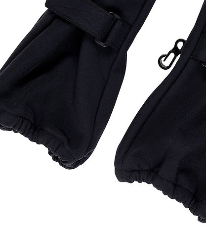 Name It Mittens w. Fleece - Softshell - Noos - NmnAlfa - Black