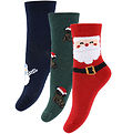 Minymo Socks - 3-Pack - Rio Red