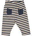 Müsli Byxor - Stripe - Oak/Natt Blue