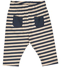 Müsli Trousers - Stripe - Oak/Night Blue