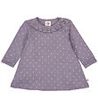 Müsli Jurk - Rib - Dot - Lilac Mist/Oak