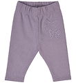 Müsli Joggingbuxur - Bow - Lilac Þoka