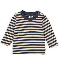 Müsli Blússa - Stripe - Oak/Nótt Blue