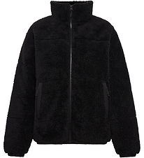 Grunt Fleece Jacket - Teddy - GRLaus - Black