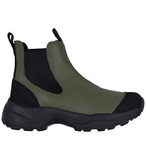 Woden Rubber Boots - Card - Siri - Dark Olive/Black