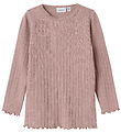 Name It Blússa - Ull/Silki - Rib - NmfWossa - Antler