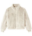Name It Jacket - Faux Fur - NkfMila - Moonbeam