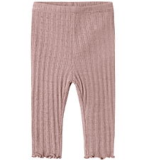 Name It Leggings - ull/Silki - Rib - NbfWossa - Horn