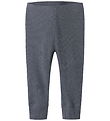 Name It Leggings - Wool/Silk - Rib - NbmWossa - Folkstone Grey