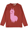 DYR-Cph Blouse - Animal Roar - Dk Brick Lama Buddy