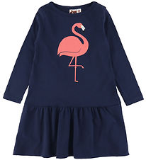 DYR-Cph Dress - Dyrperky - Dk Navy Flamingo