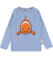 DYR-Cph Blouse - Animal shedding - Blue Grey Clown fish