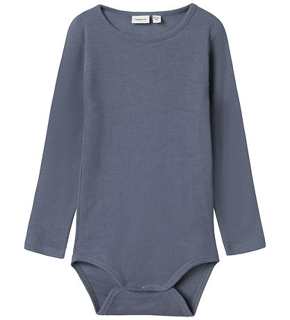 Name It Body l/ä – Wolle/Seide – Rib – NmmWossa – Folkstone Grey