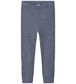 Name It Leggings - Rib - Uld/Silke  - NmmWossa - Folkstone Gray