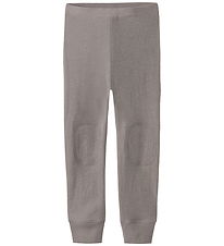 Name It Leggings - Rib - Ull/Silki - NmmWossa - Gervihnöttur