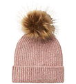 Name It Beanie - Knitted - Rib - NmnMora - Woodrose