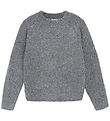 Creamie Tröja - Stickad - Glitter - Iron Gate