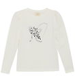 Creamie Blouse - Cloud w. Print