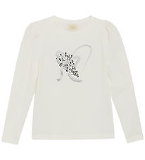 Creamie Blouse - Cloud w. Print