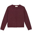 Creamie Cardigan - Viscose/Nylon - Pointelle - Vineyard Wine