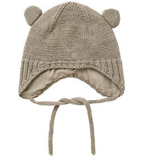 Name It Beanie - Wool/Cotton - NbnWruni - Satellite