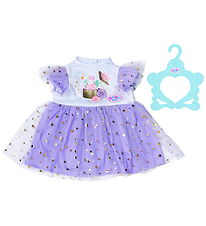 Baby Born Doll Clothes - Dress - Lilac Tutu - 43 cm