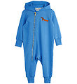 Mini Rodini Jumpsuit - Dog - Baby Onesie - Blue