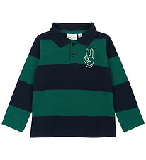 The New Polo blouse - Piqué - TnstPinon - Navy Blazer Striped