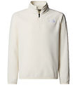 The North Face Fleece Jumper - Glacier - 1/4 Zip - White Dune