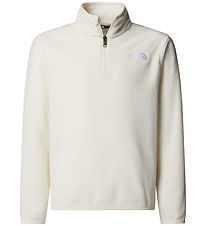 The North Face Fleecetrøje - Glacier - 1/4 Zip - White Dune