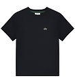 Lacoste Stuttermabolur - Svart