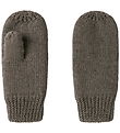 Name It Mittens w. Fleece - Wool/Polyester - NmnFlash - Morel