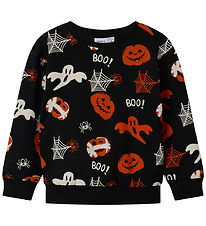 Name It Sweatshirt - NmnOpal - Black w. Print