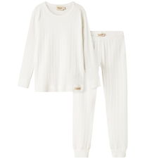 MarMar Pyjama Set - Gentle White w. Pointelle