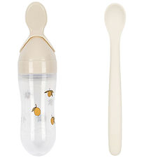 Konges Sløjd Food Feeder w. Bottle/Spoon - Lemon
