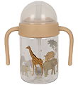 Konges Sløjd Water Bottle w. Handle - 330 mL - Safari