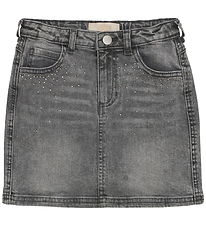 Creamie Skirt - Light Grey Denim
