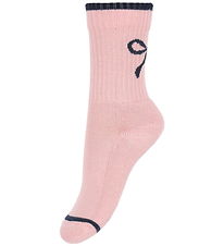 MP Strumpor - Rib - Maren - Silver Rosa