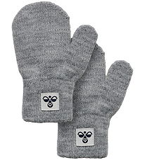Hummel Mittens - 2-Pack - Knitted - HmlMini - Grey Melange