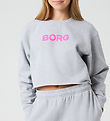 Björn Borg Peysa - Light Grey Melange