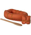 Maileg Inflatable Boat w. Accessories - Mouse - Orange