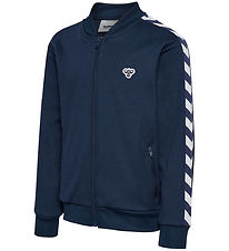 Hummel Cardigan - HmlJR - Dress Blues w. Logo