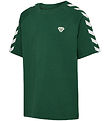Hummel T-shirt - hmlJR Archive - Dark Green w. Logo