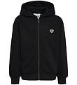 Hummel Cardigan - hmlJR Loose Zip - Black w. Logo